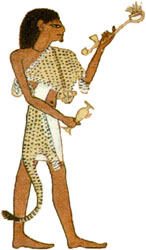 An Egyptian priest
