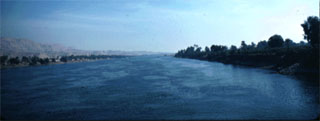 Nile River Looking South in Upper Egypt